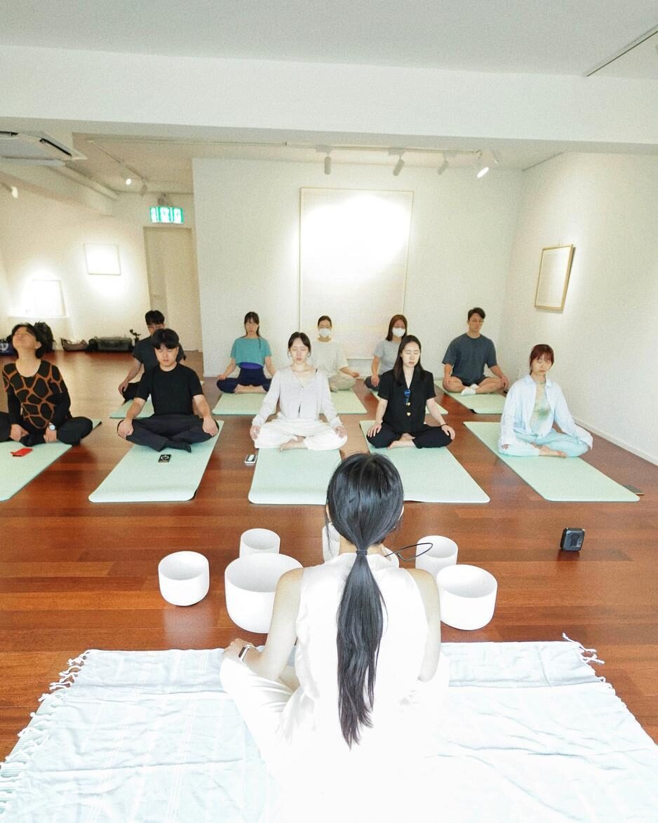 싱잉볼 사운드 명상 세션